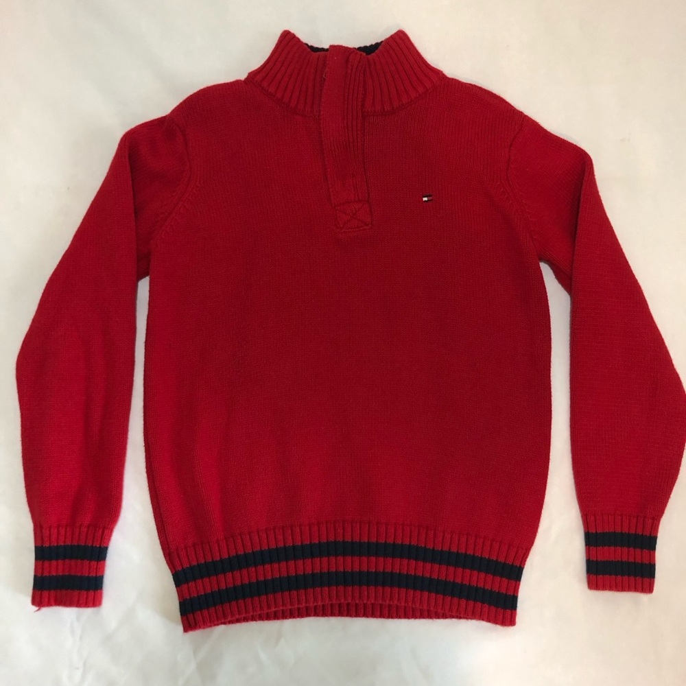 Tommy Hilfiger Boy’s Sz. 6 Red Sweater